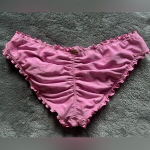 Scrunch Ruffle Shine Bikini Bottoms